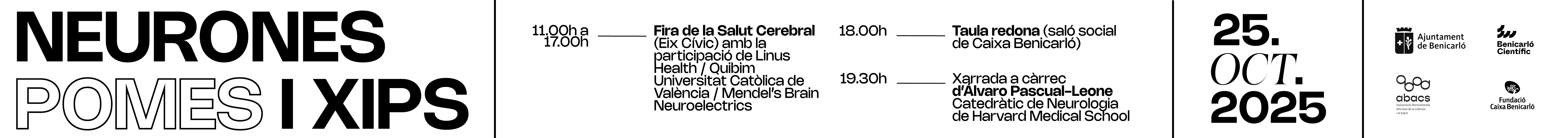 banner - neurones, pomes i xips